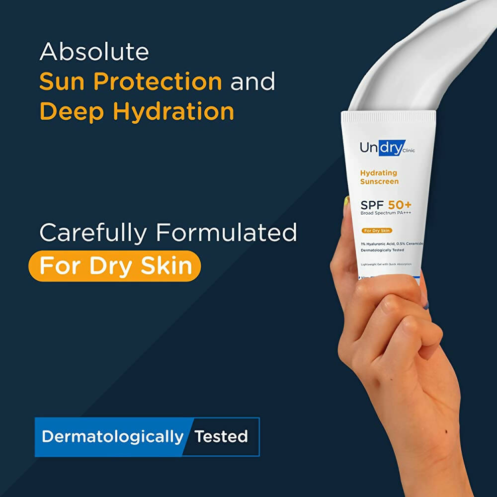 Undry Hydrating Sunscreen SPF 50+ for Dry Skin  Grab2Buy Undry Grab2Buy