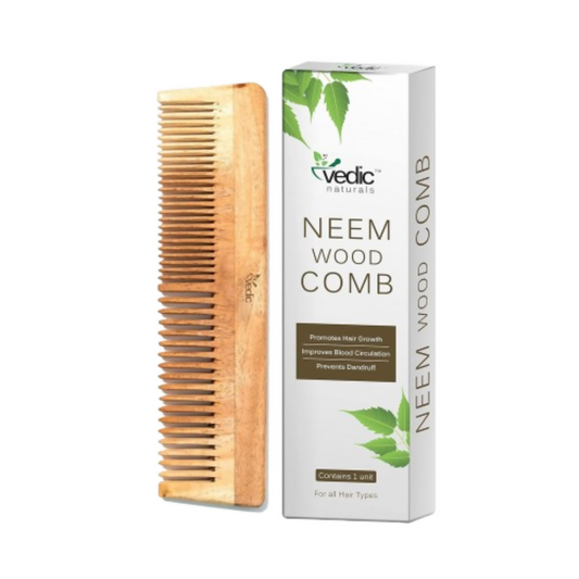 Vedic Naturals Neem Wood Comb  Grab2Buy Vedic Naturals Grab2Buy
