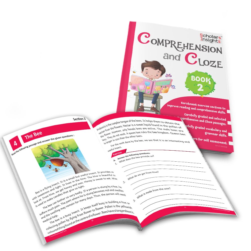 Grade 2 Ultimate English Combo Practice Workbooks Set of 4: Grammar, Writing Skills, Olympiad Prep, and Gear Up English| Ages 7-8 Years 