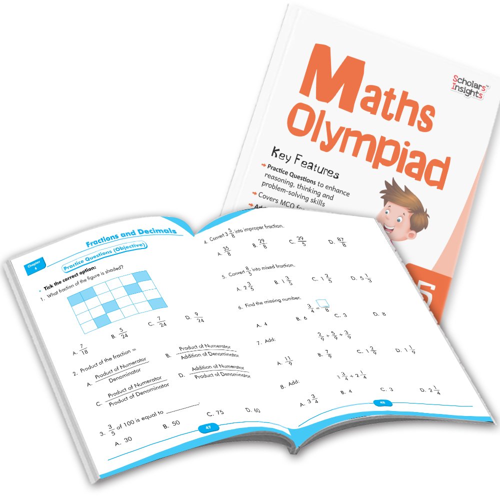 Grade 5 Comprehensive Learning with Mathematics Workbooks Set of 4 Ages 10-11 Years: Gear Up Math, Mental Math, Olympiad,Challenging Word Problems 