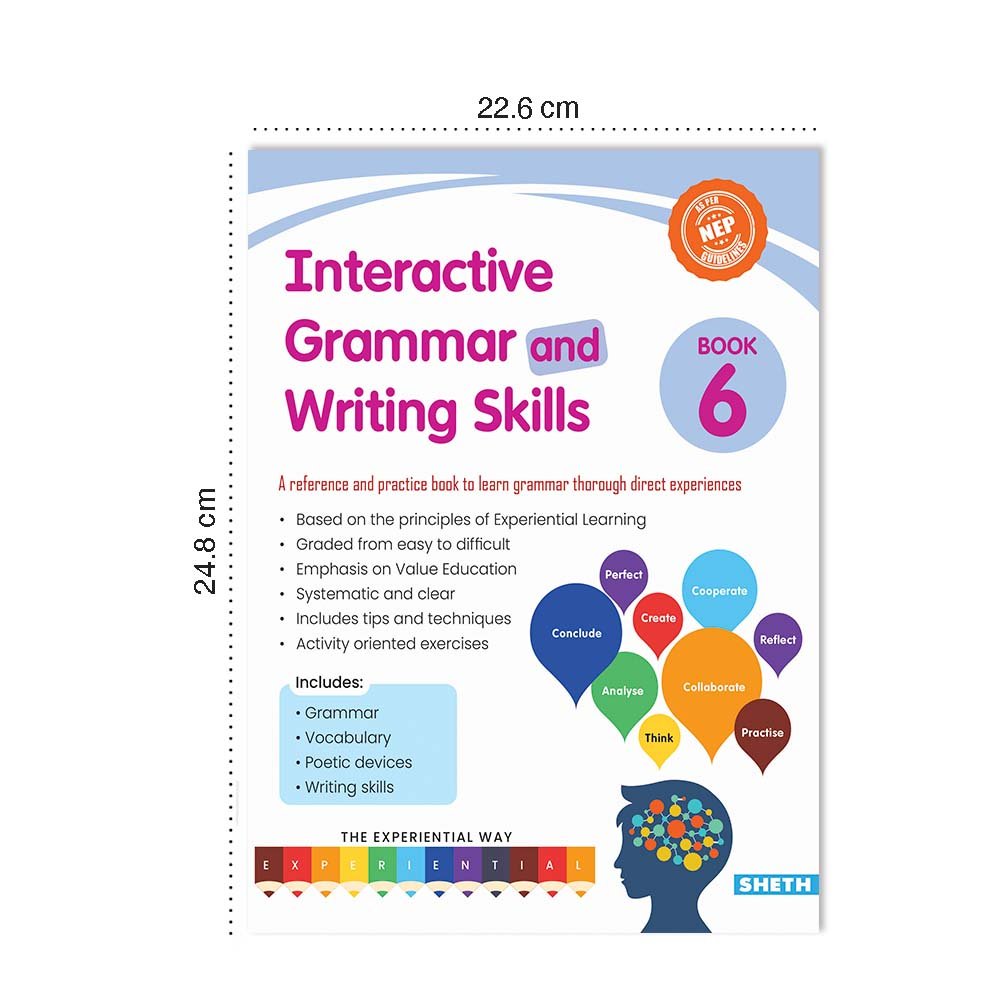 Grade 6 Ultimate English Combo Practice Workbooks Set of 3: NEP based Grammar, Writing Skills, Olympiad Prep, and Gear Up English| Ages 11-12 Years 