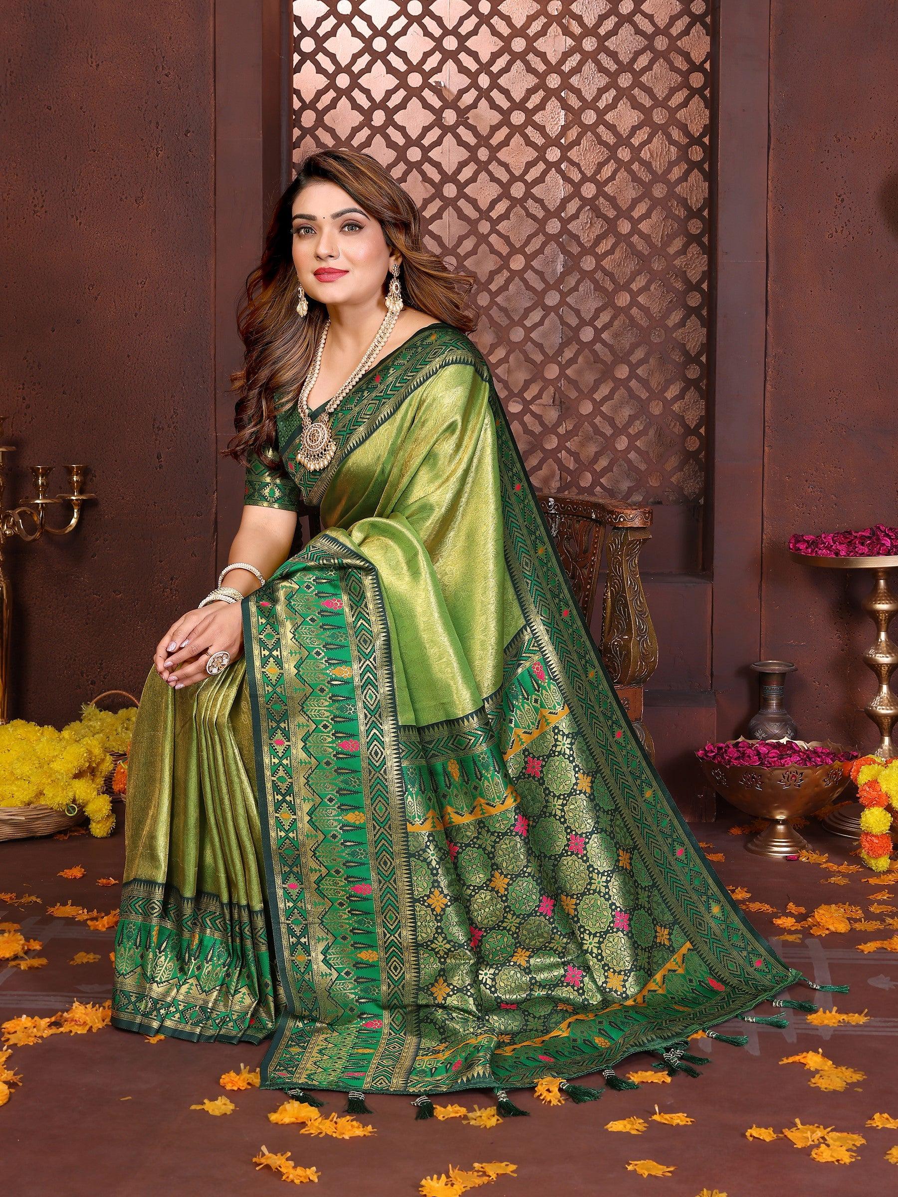 Anaita Banarasi Tissue Silk Saree