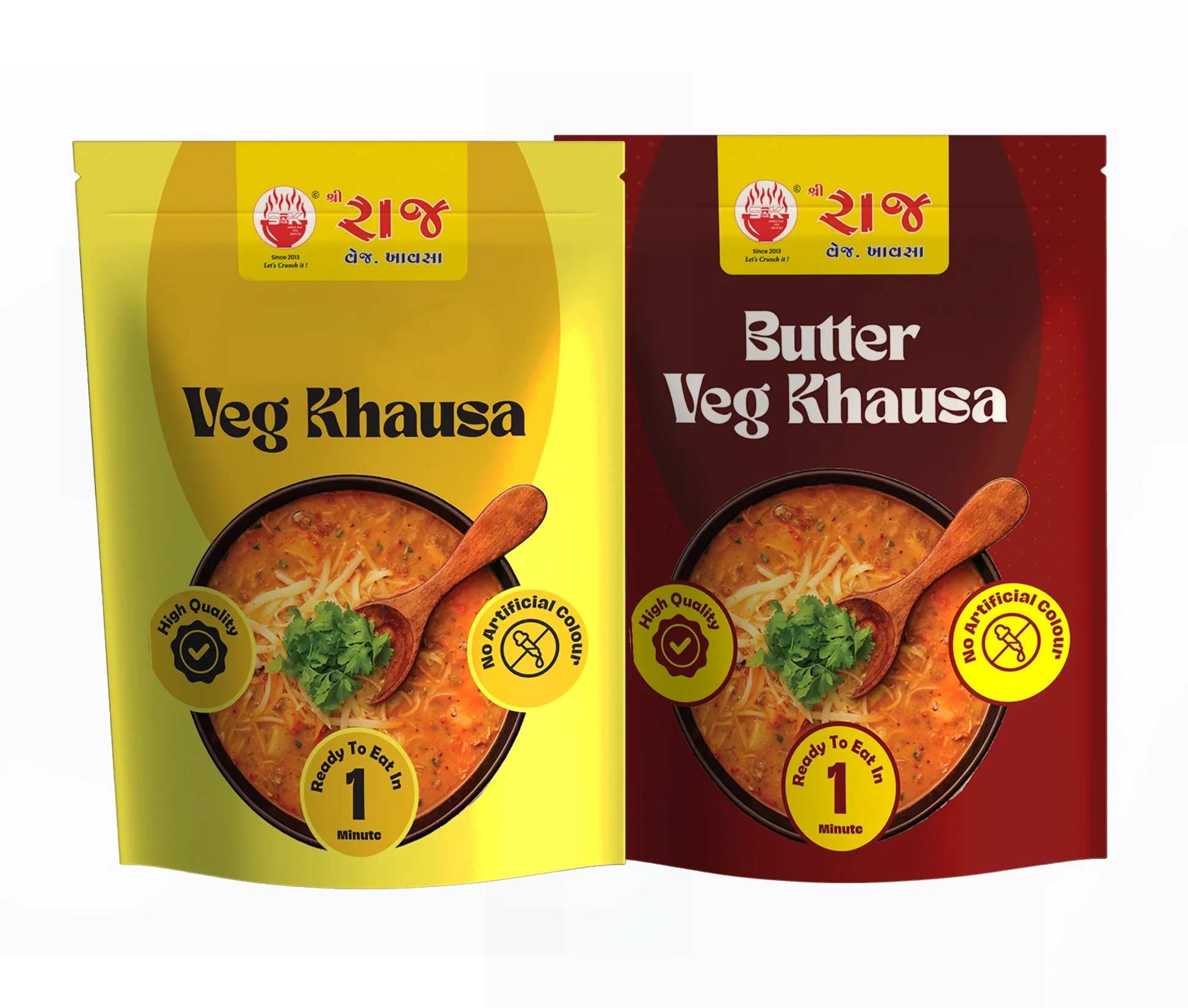 2 Khausa combo (1 Regular & 1 Butter) 