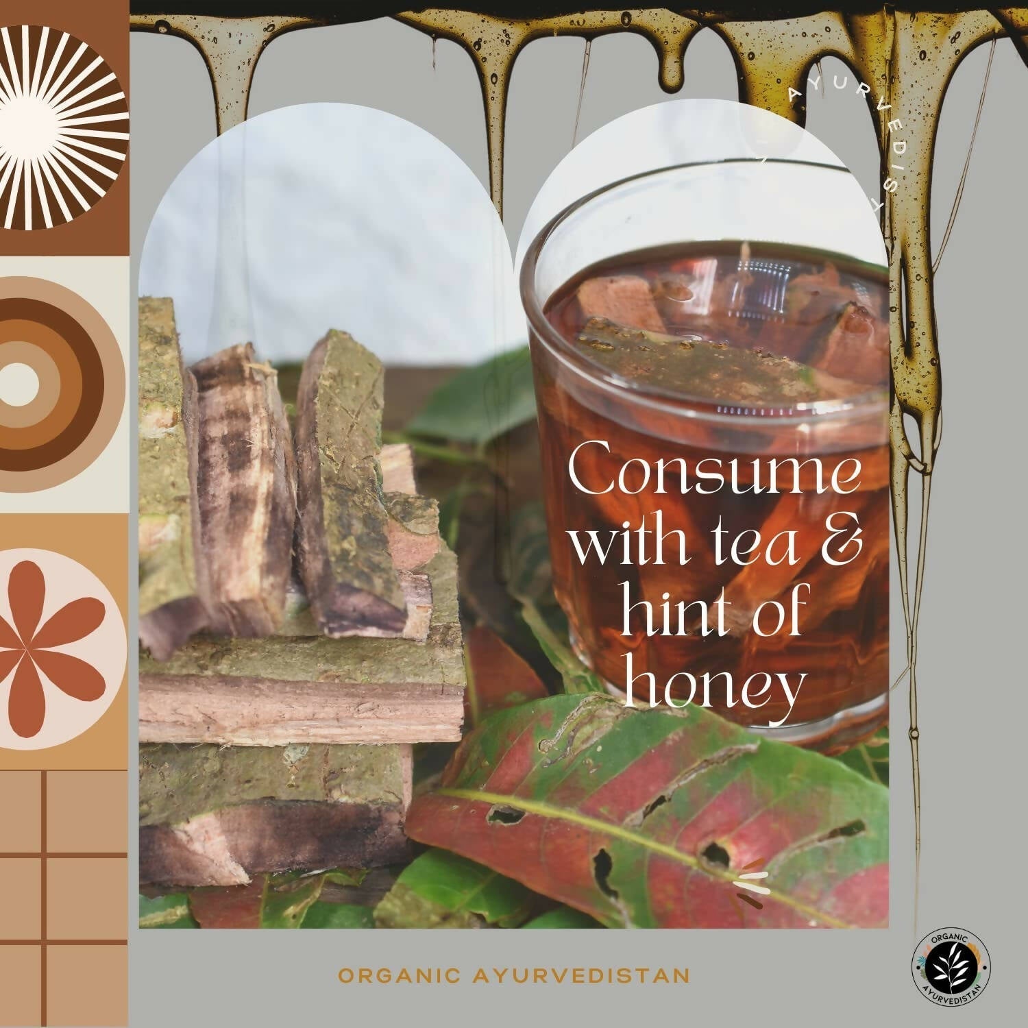 Organic Ayurvedistan Arjun Chaal Powder 
