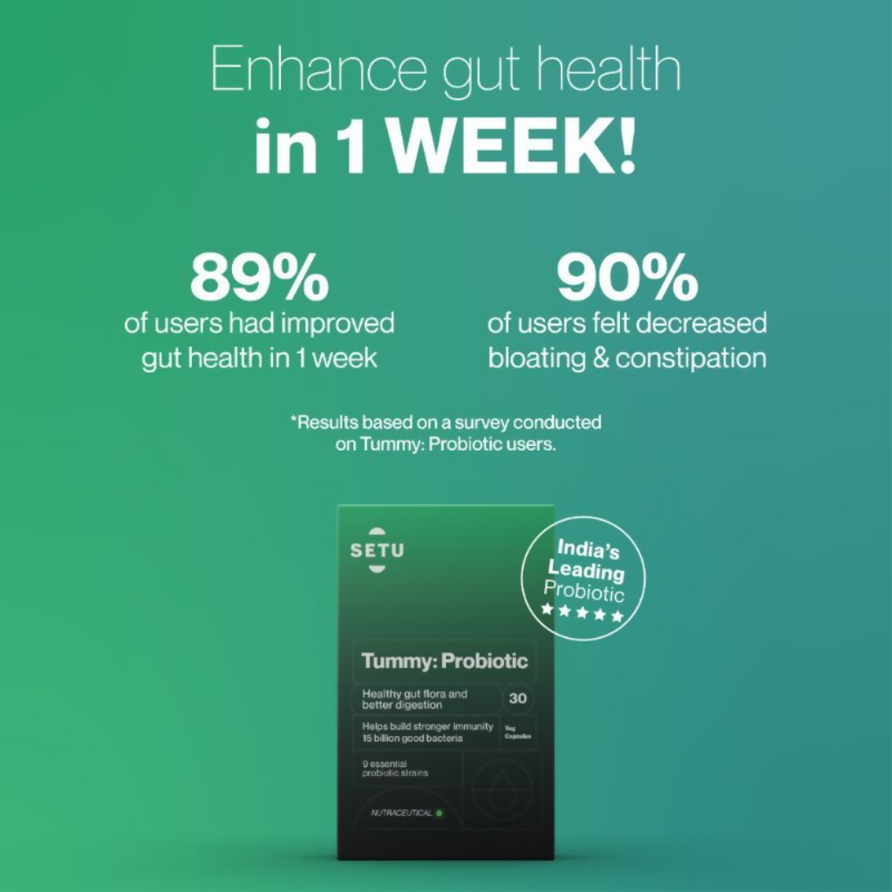 Setu Tummy Probiotics Naturally Fermented Capsules 