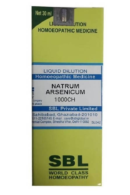 SBL Homeopathy Natrum Arsenicum Dilution 