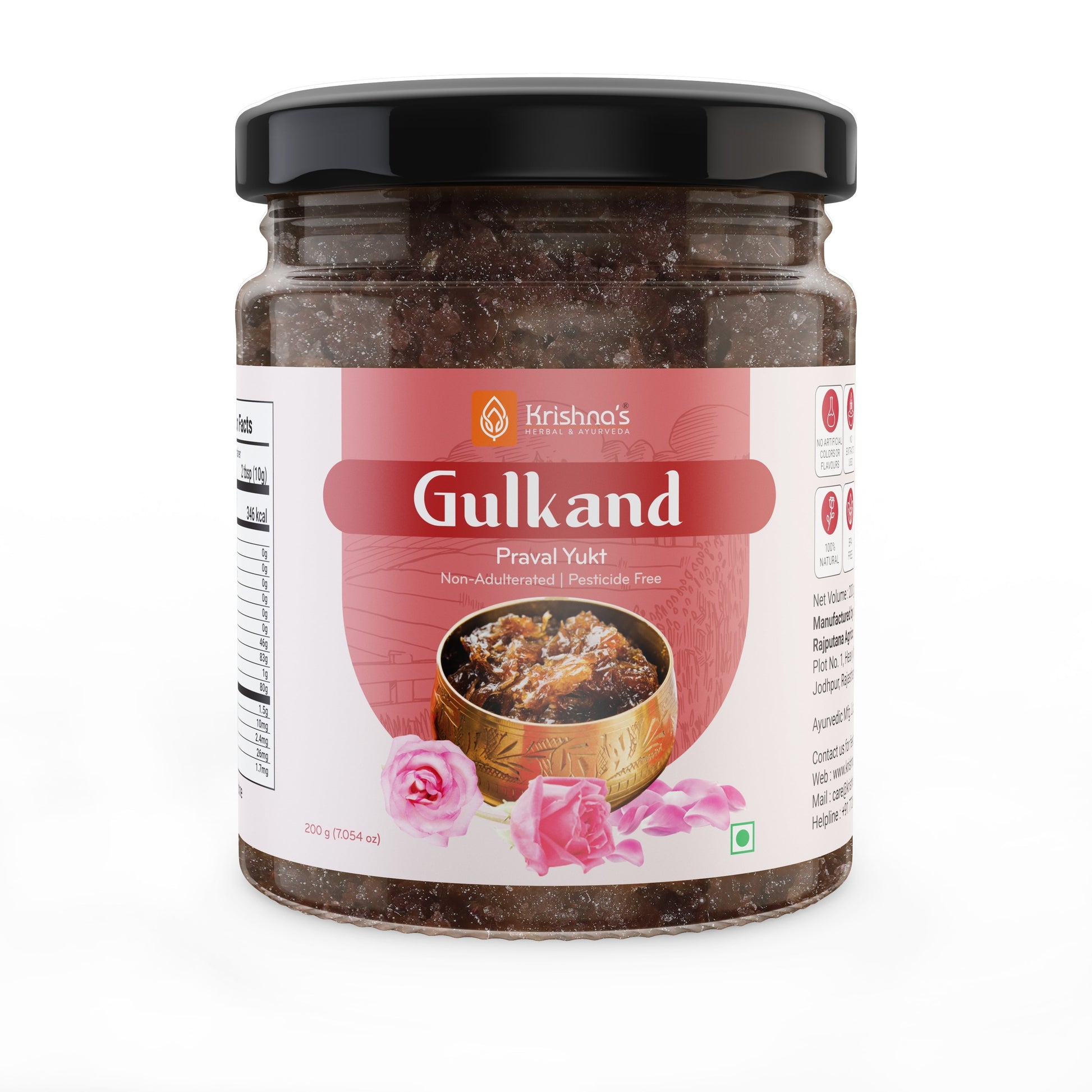 Krishna'S Herbal & Ayurveda Gulkand 