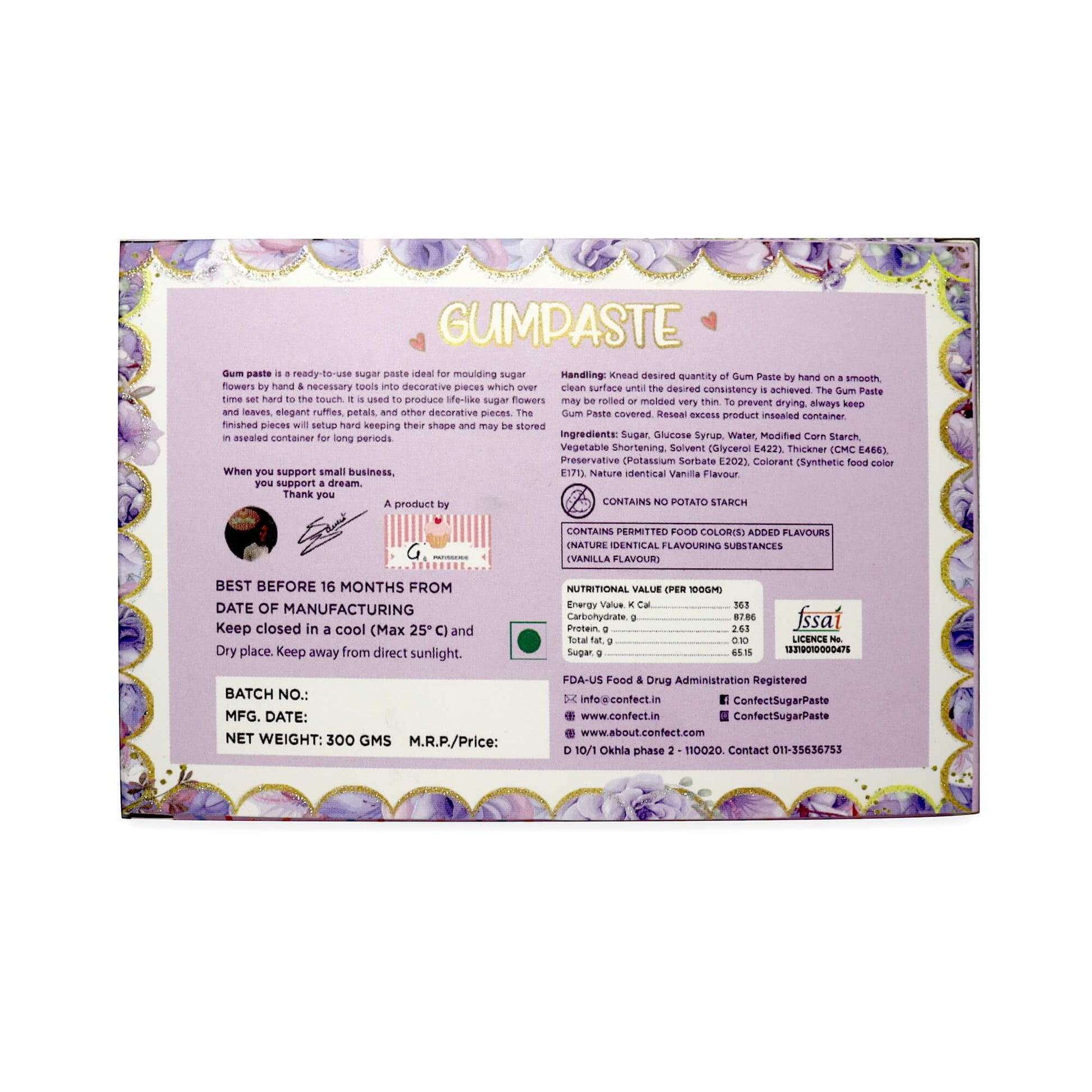 Confect Gum Paste Multipack 1