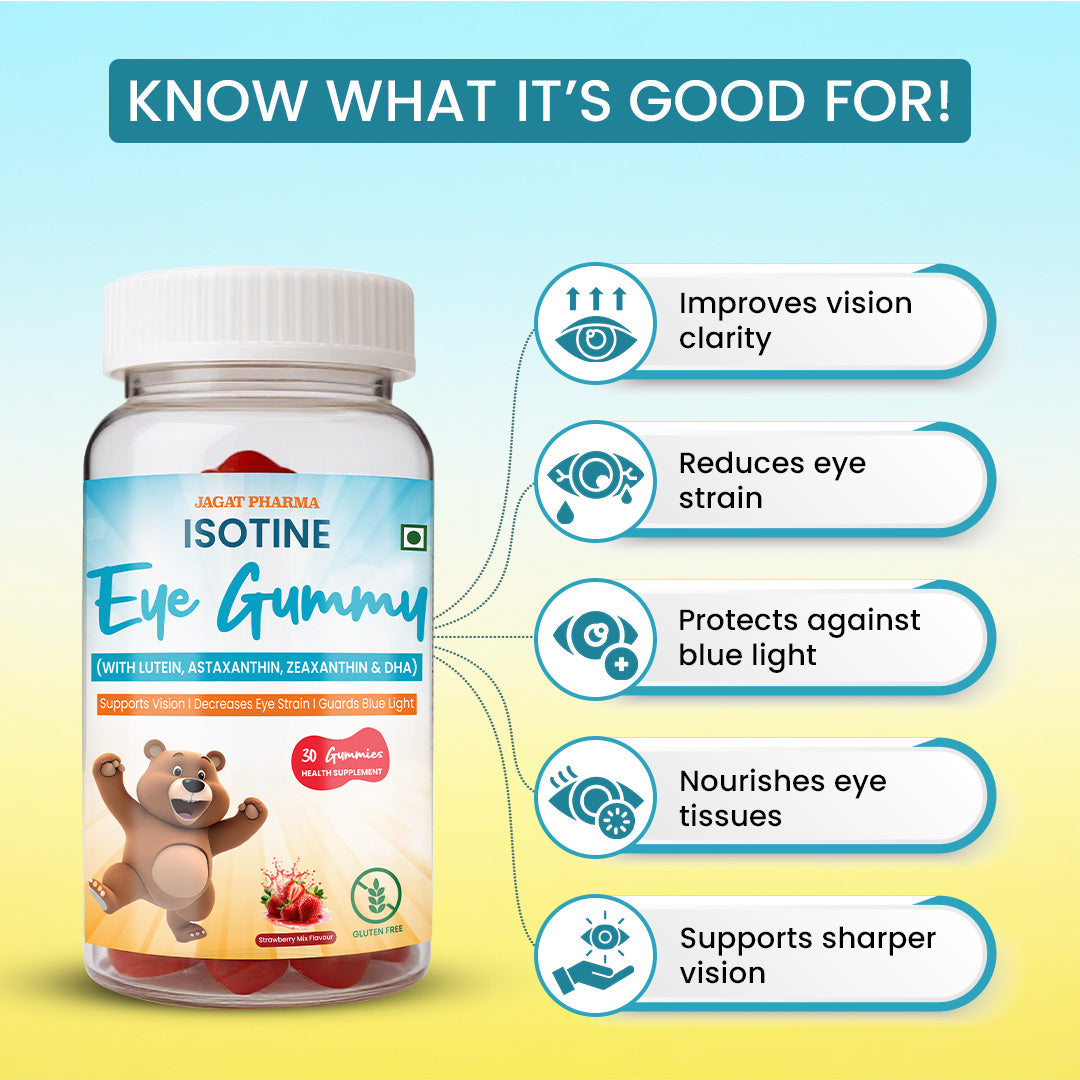 Jagat Pharma Isotine Eye Gummy for Kids 