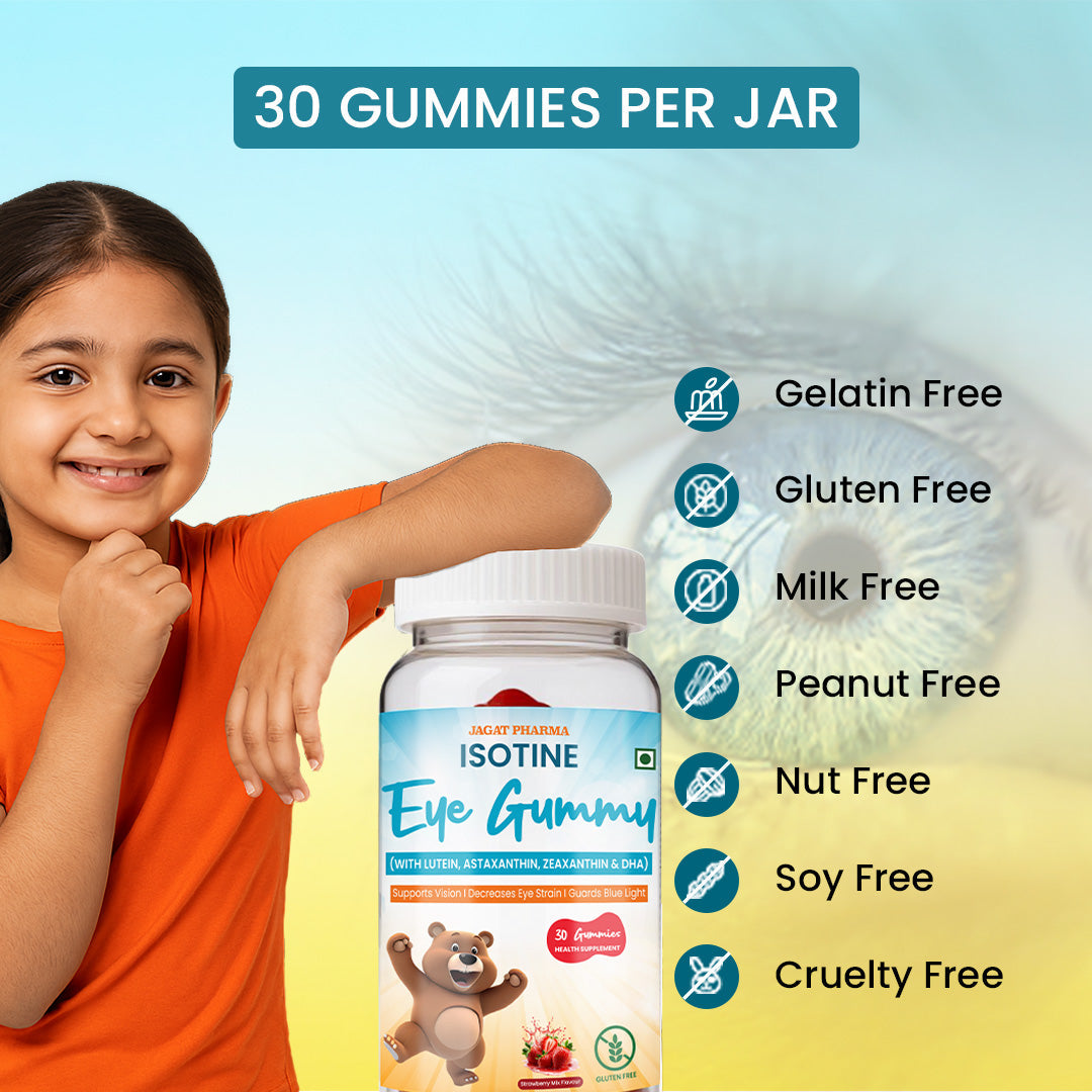 Jagat Pharma Isotine Eye Gummy for Kids 
