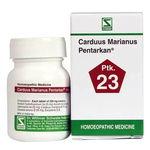 Dr. Willmar Schwabe India Carduus Marianus Pentarkan Ptk 23 Tablets 