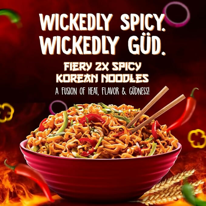 WickedGud Fiery 2X Spicy Korean Noodles Combo  Grab2Buy WickedGud Grab2Buy