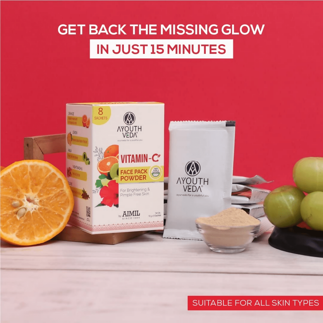 Ayouthveda Vitamin C Face Pack Powder - Grab2buy