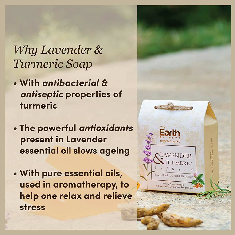 The Earth Reserve Lavender & Turmeric Infused Soap  Grab2Buy The Earth Reserve Grab2Buy