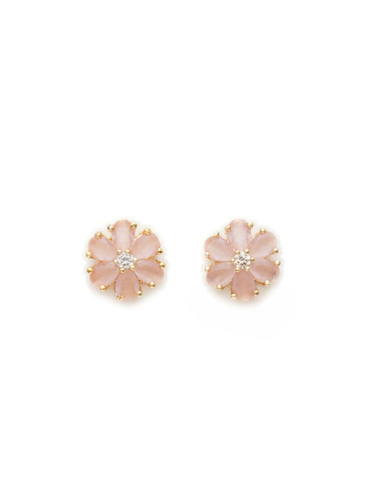 stone stud (peach) - Ruby Raang - Grab2buy