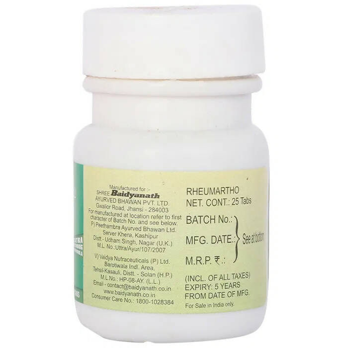 Baidyanath Jhansi Rheumartho With Salai Guggulu - Grab2buy