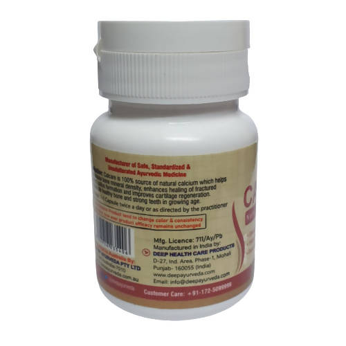 Deep Ayurveda Calcare 500mg Veg Capsules - Grab2buy
