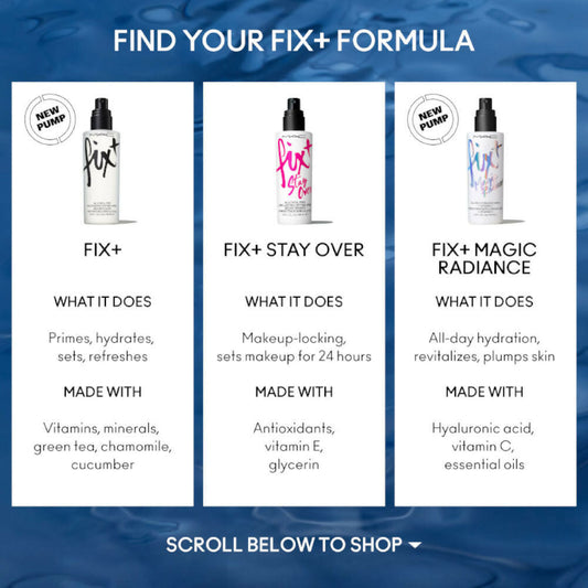 MAC Prep + Prime Fix+ Setting Spray - Magic Radiance (Makeup Fixer) With Hyaluronic Acid 