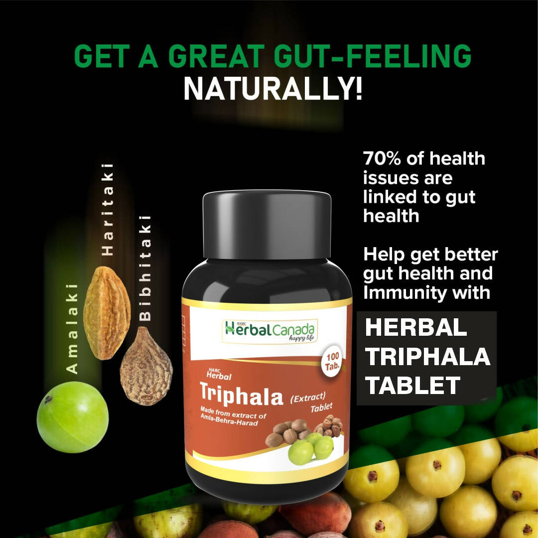 Herbal Canada Triphala Extract Tablets 