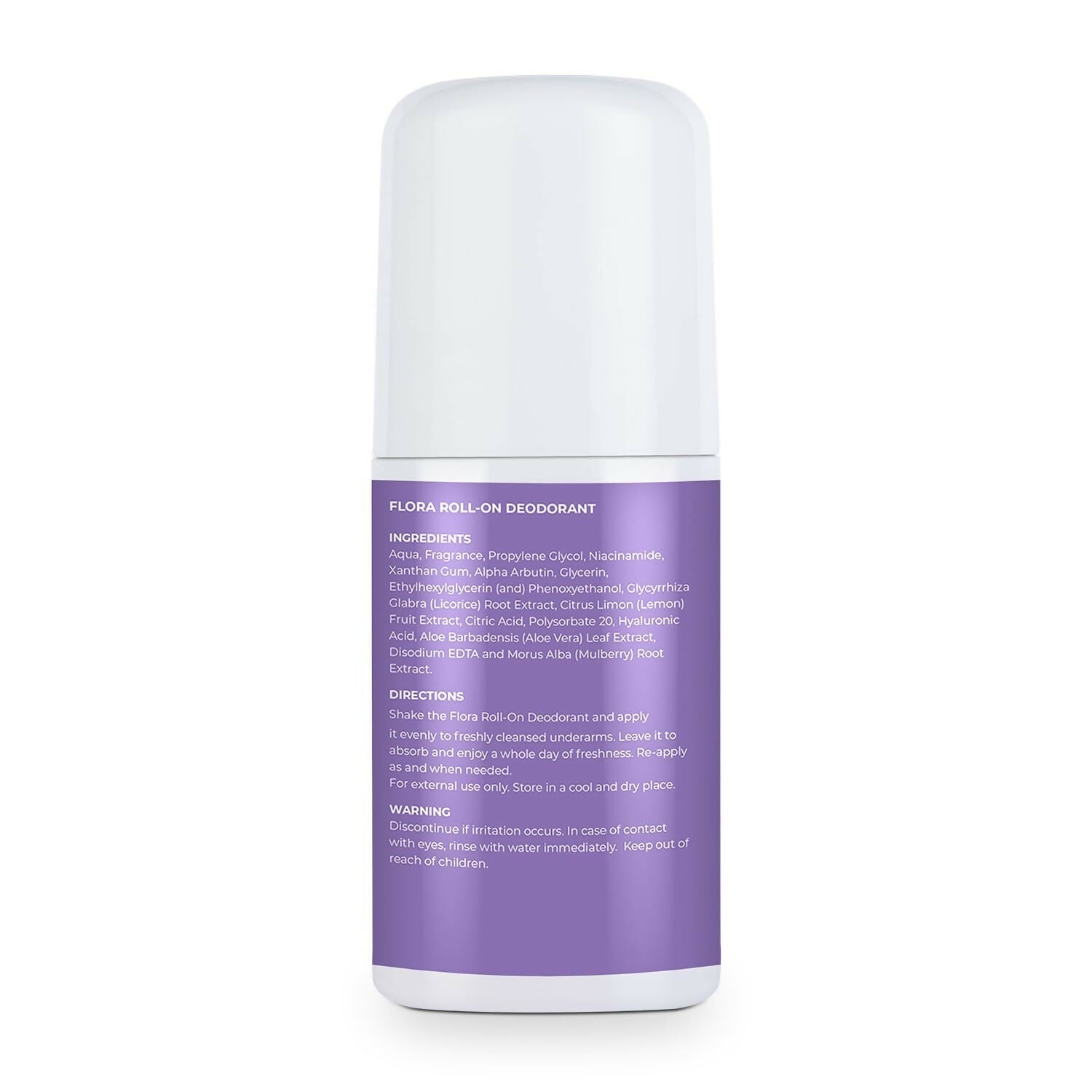 Bella Vita Flora Natural Underarm Roll On Deodorant for Women