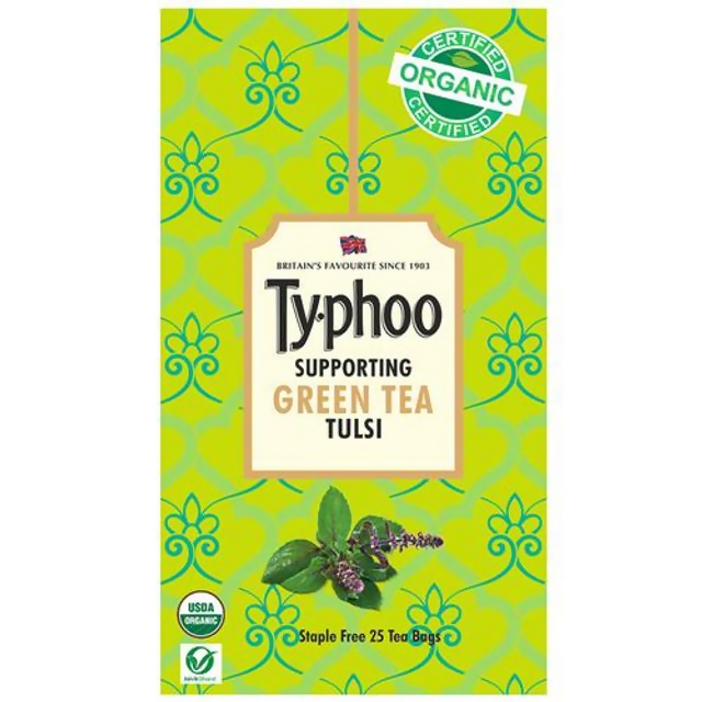 Typhoo Supporting Tulsi Green Tea Bags - Grab2buy