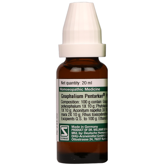 Dr. Willmar Schwabe Germany Gnaphalium Pentarkan Ptk. 49 Drops - Grab2buy