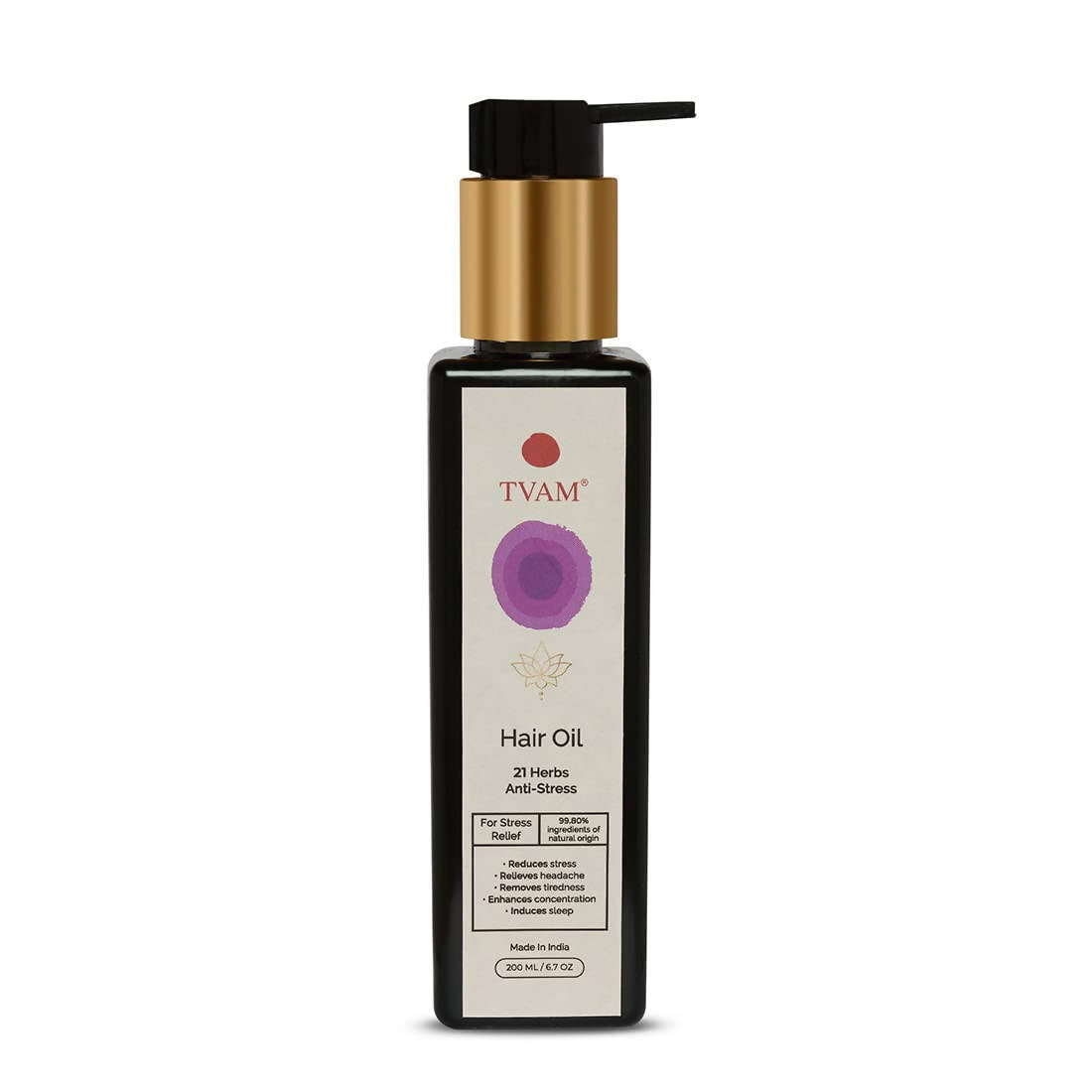 Tvam 21 Herbs Anti Stress Hair Oil  Grab2Buy Tvam Naturals Grab2Buy