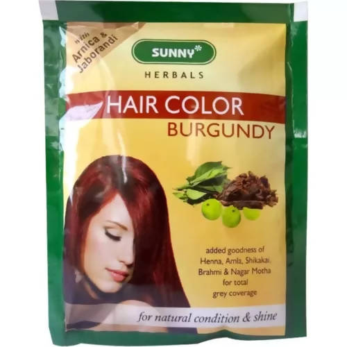 Bakson's Sunny Herbals Hair Color Burgundy - Grab2buy