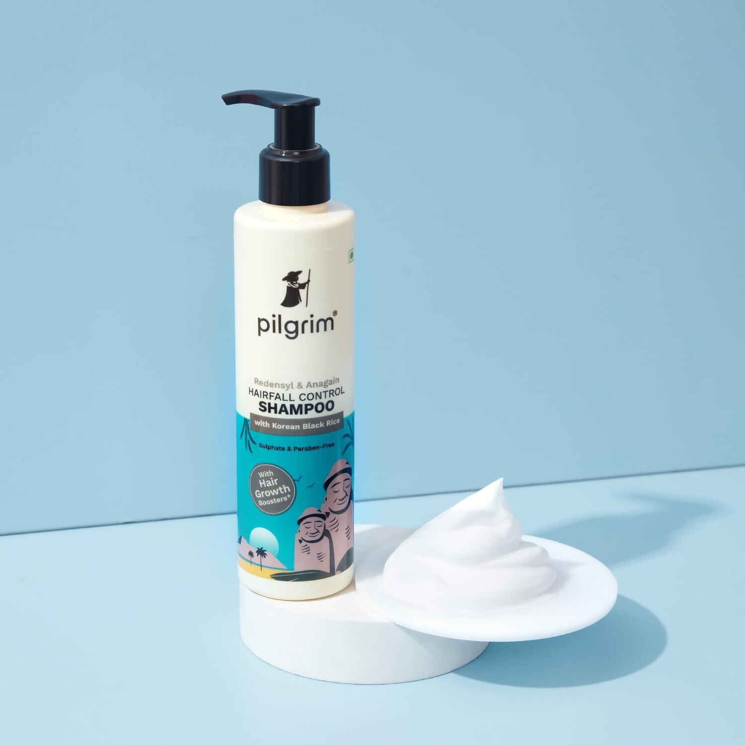 Pilgrim Redensyl & Anagain Hairfall Control Shampoo with Korean Black Rice - Grab2buy