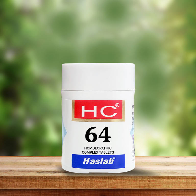 Haslab Homeopathy HC 64 Glonoine Complex Tablet 