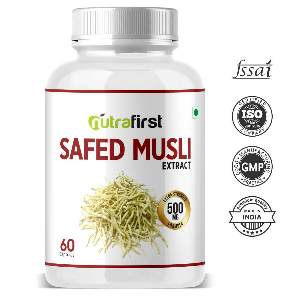 Nutrafirst Safed Musli Extract Capsules - Grab2buy