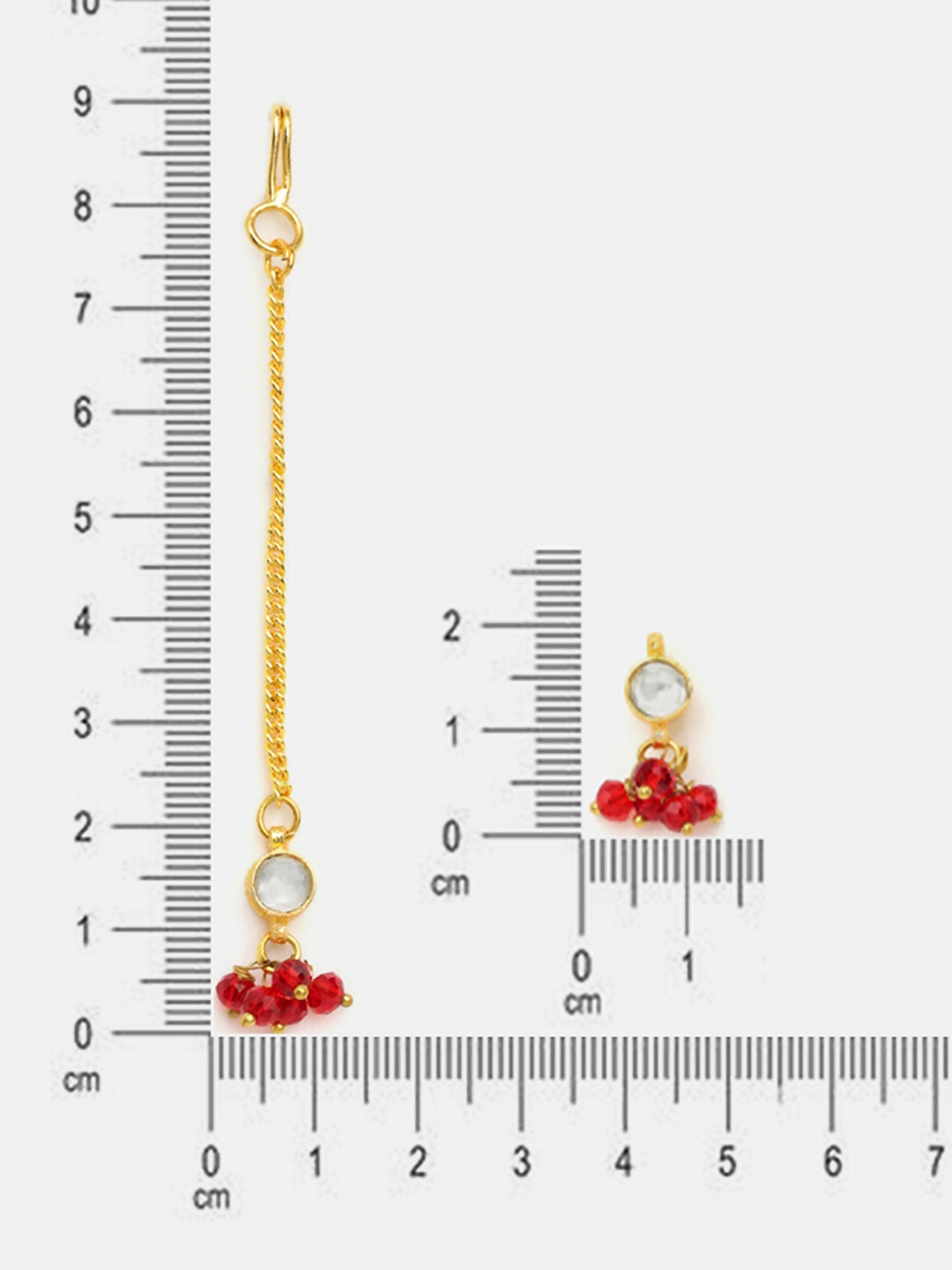 Ruby Raang Noor-E-Laal Pearl Tikka Set