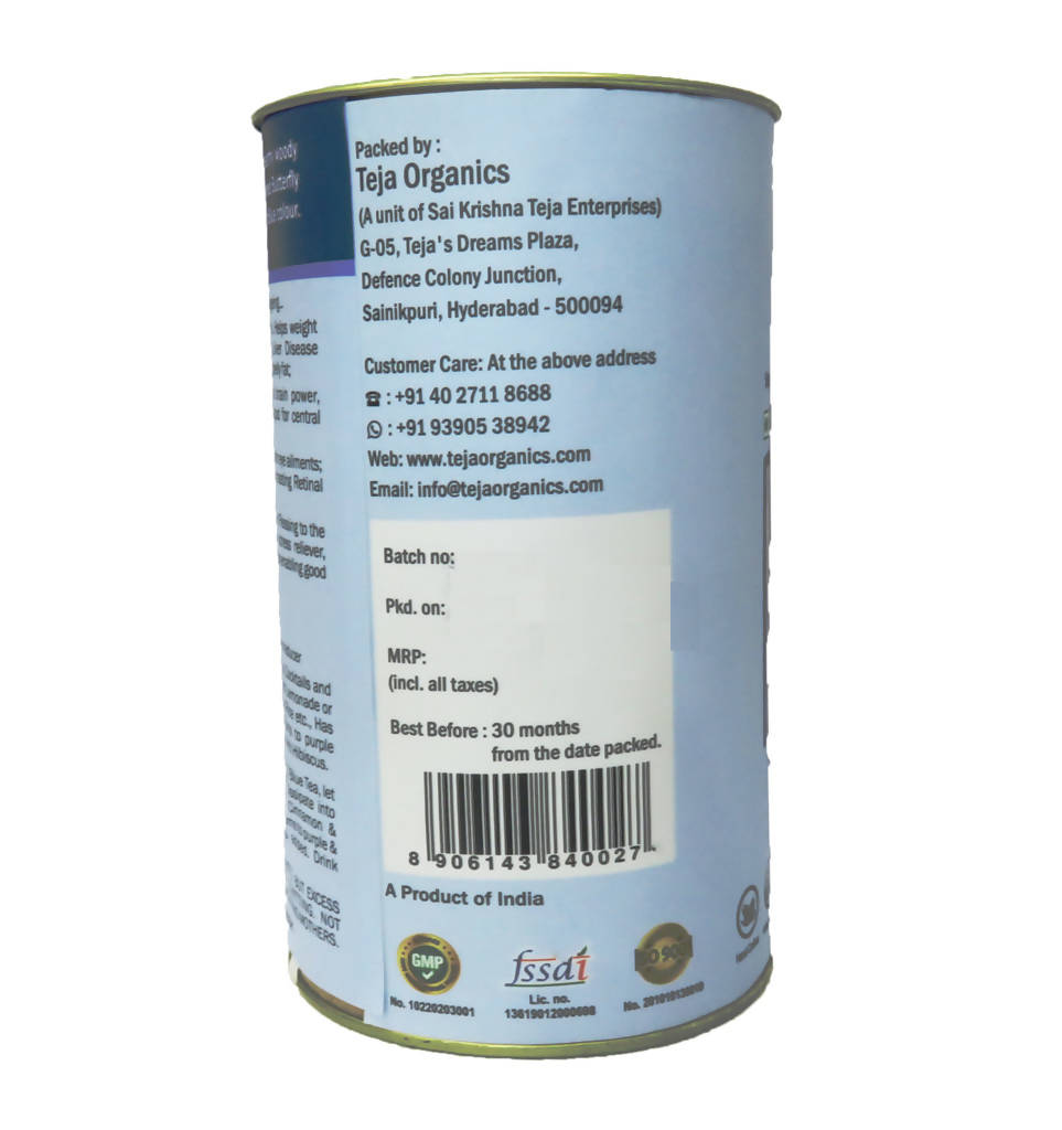 Teja Organics Blue Tea  Grab2Buy Teja Organics Grab2Buy