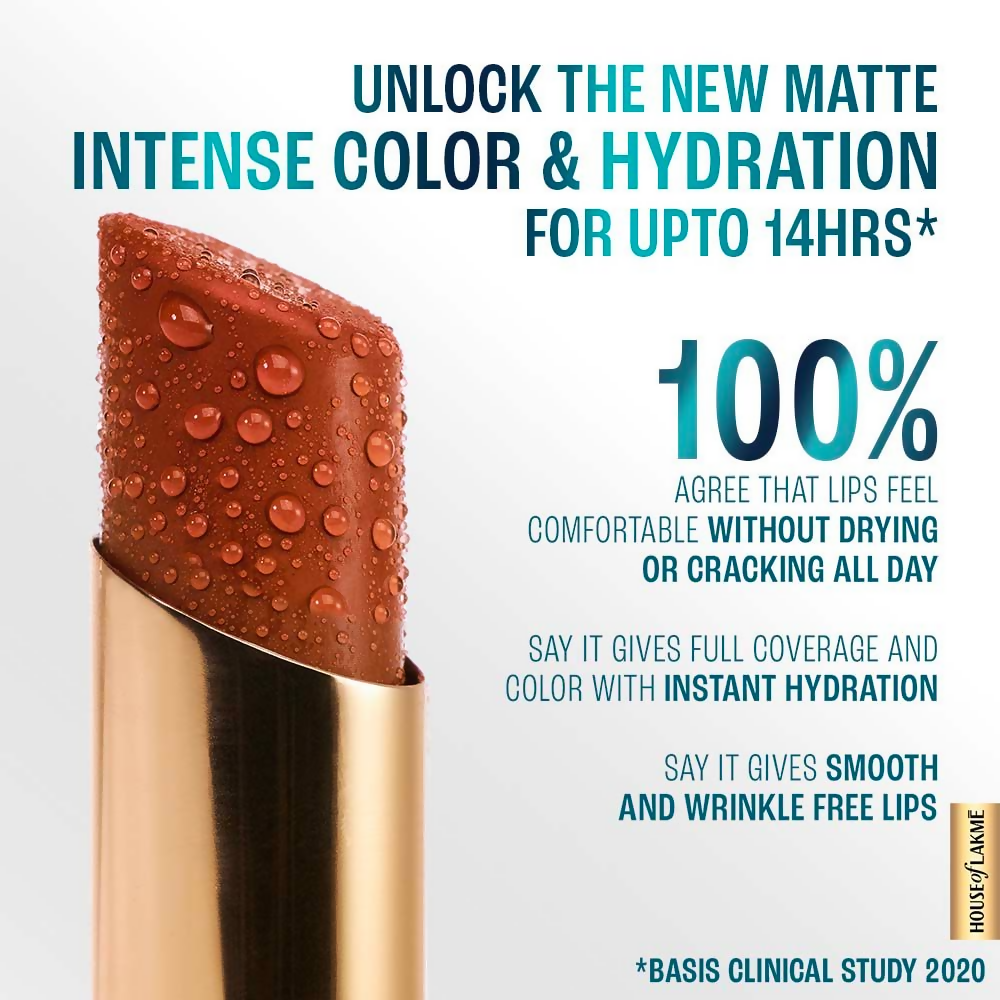 Lakme 9to5 Hya Matte Lipstick - Bold Berry