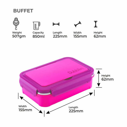 Dubblin Buffet Stainless Steel Lunch Box - Grab2buy