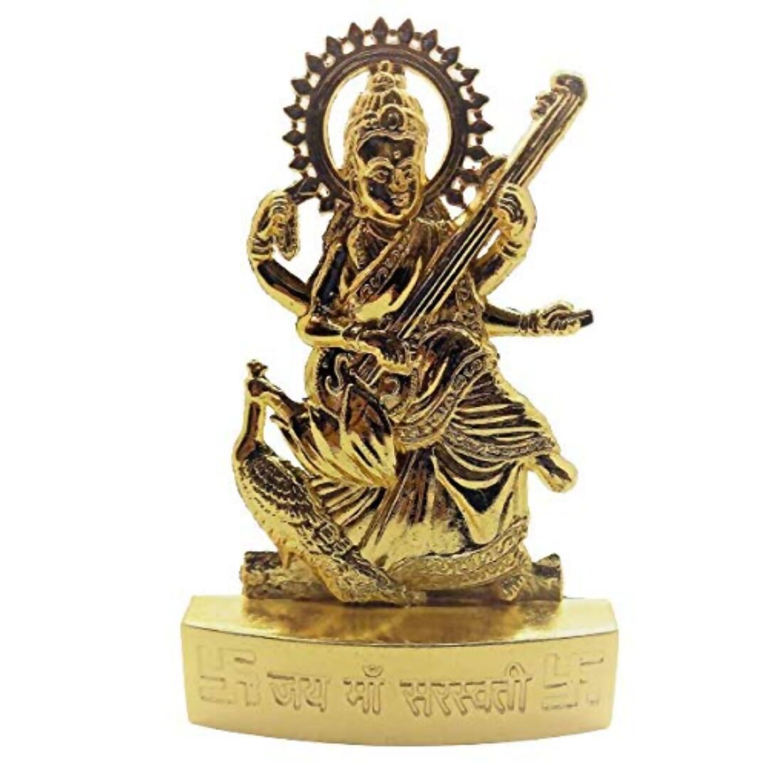 Rudram Handicrafted Maa Saraswati Vidya Devi Idol - Grab2buy