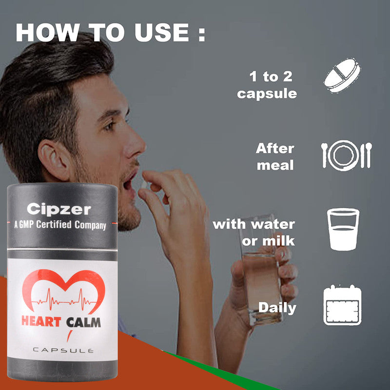 Cipzer Heart Calm Capsules - Grab2buy