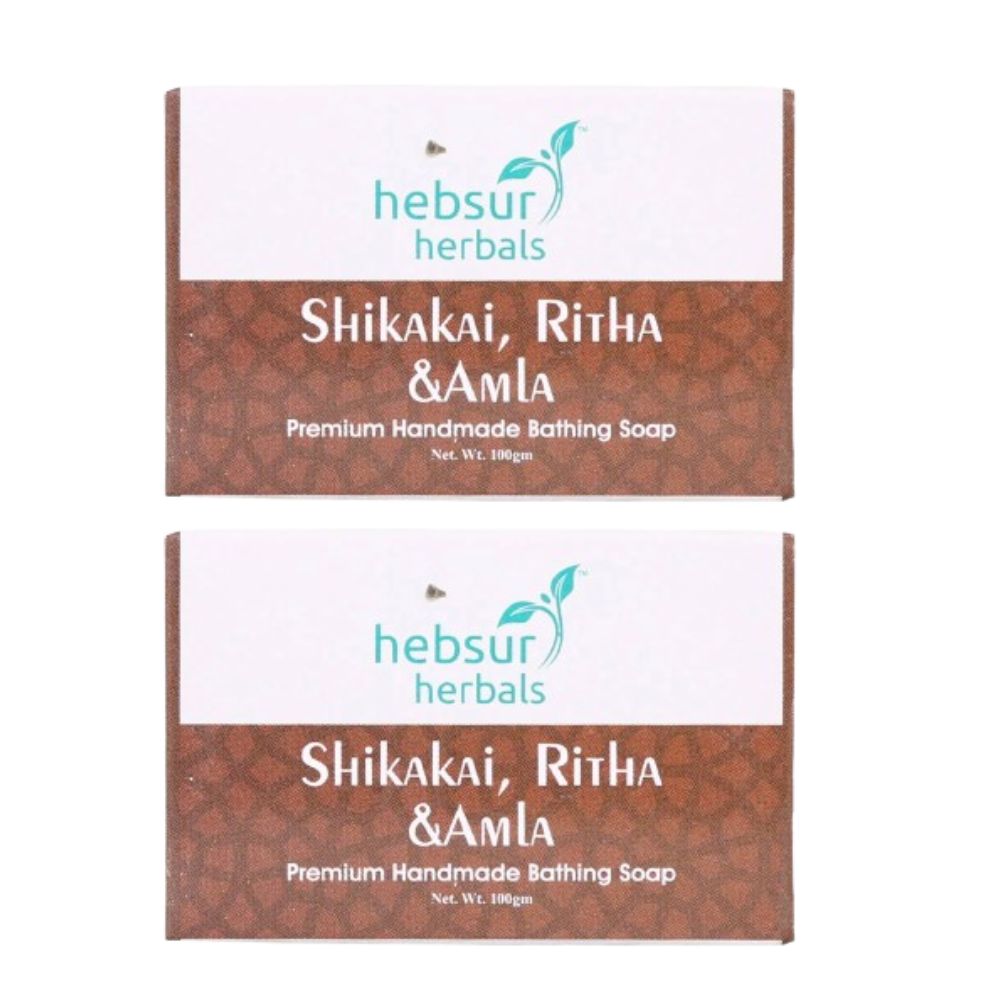 Hebsur Herbals Shikakai Ritha & Amla Soap  Grab2Buy Hebsur Herbals Grab2Buy