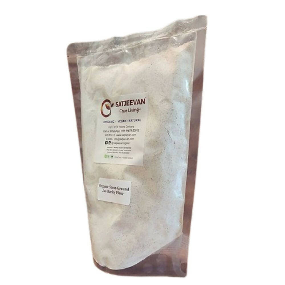 Satjeevan Organic Stone-Ground Jau Barley Flour 