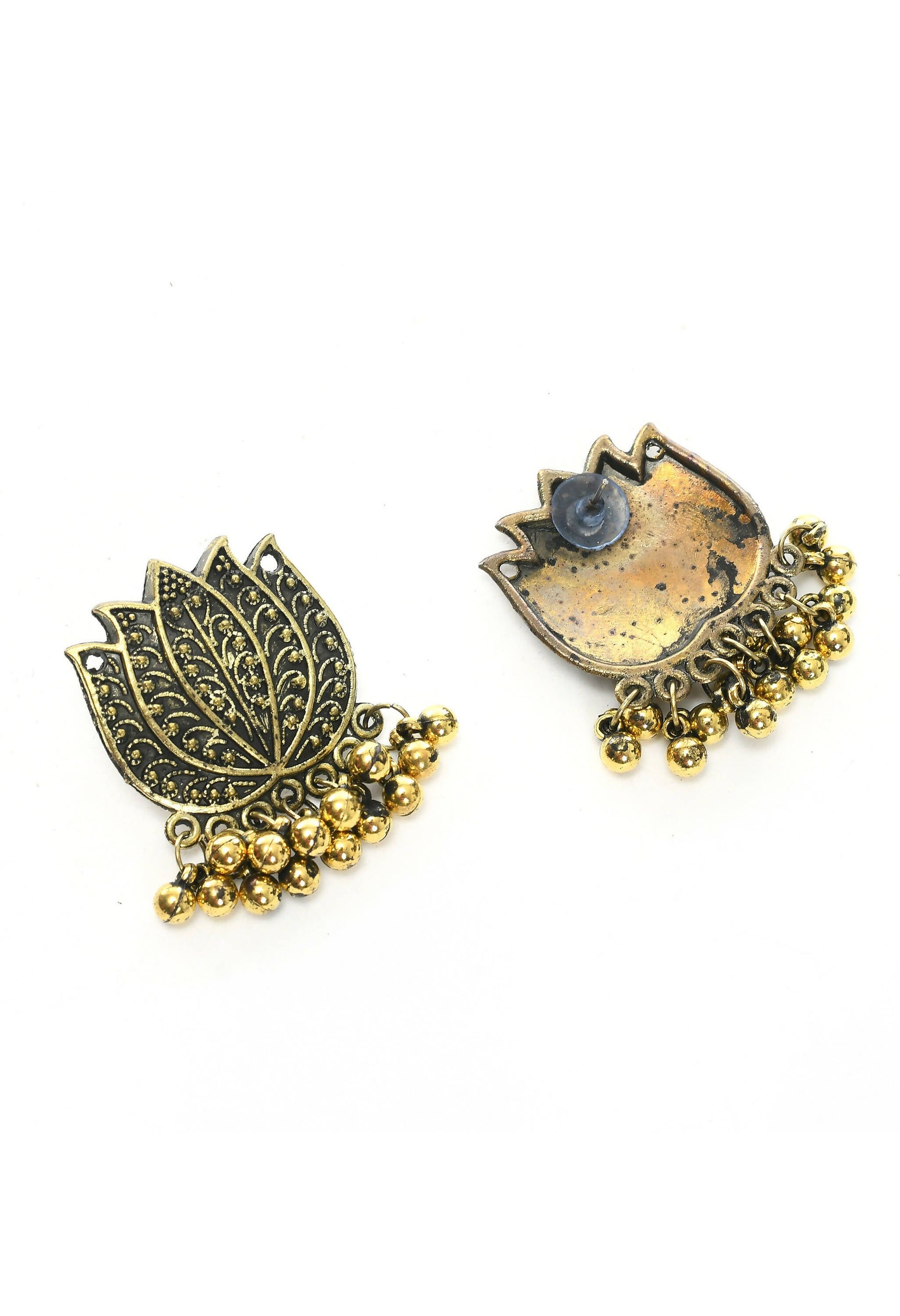 Mominos Fashion Johar Kamal Gold-Plated Brass Finish Lotus Design Choker For Women - Grab2buy