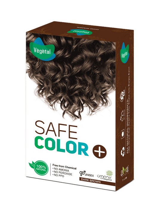 Vegetal Safe Color Hair Color - Dark Brown  Grab2Buy Vegetal Grab2Buy