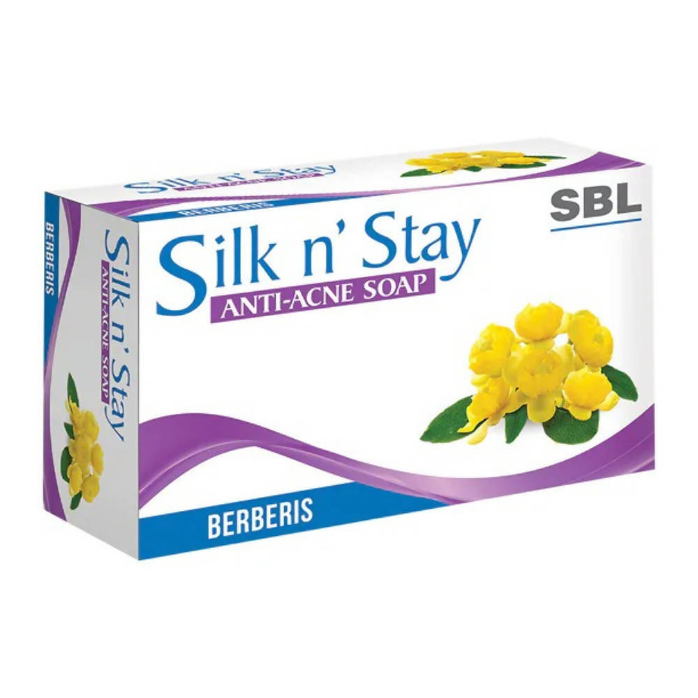 SBL Homeopathy Silk N Stay Anti Acne Berberis Soap - Grab2buy