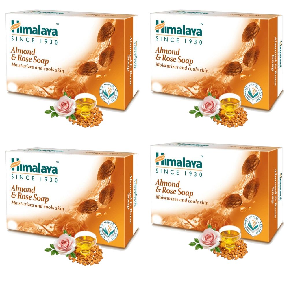 Himalaya Herbals Almond and Rose Soap 