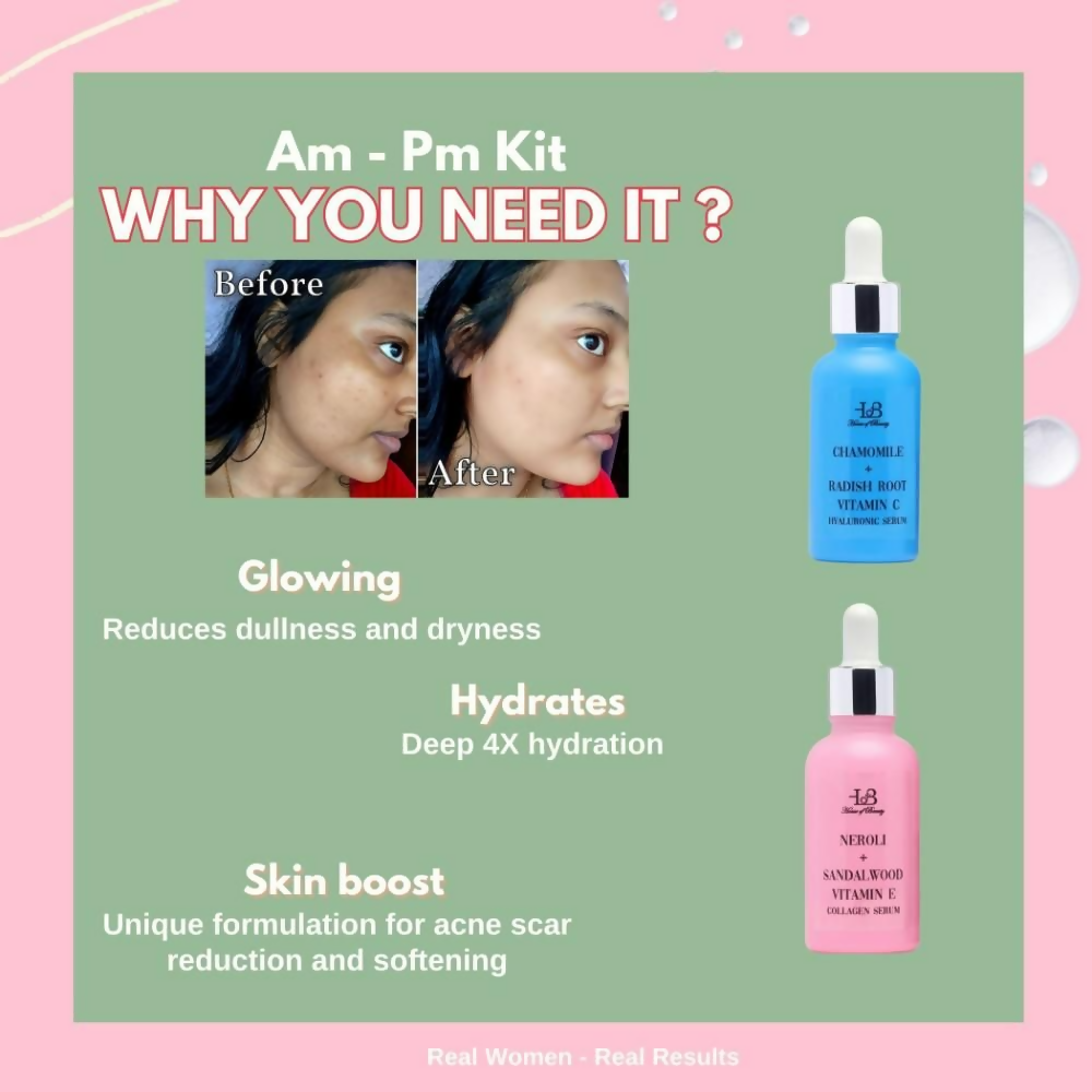 House of Beauty Am + Pm Pack - Collagen + Hyaluronic Serum 