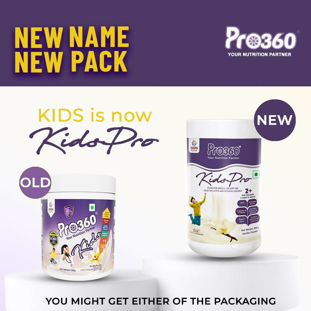 Pro360 Kidspro Protein Powder Child Nutrition for Growing Children, Improves Growth & Active Strong Kids 