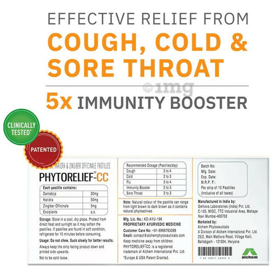 AlchemLife Phytorelief-CC Lozenges - Sugar Free - Grab2buy