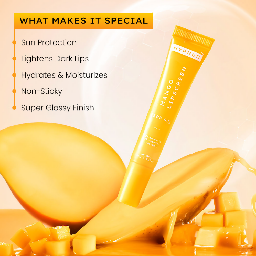 Hyphen By Kriti Sanon Mango Lip Balm SPF-50 PA++++ 