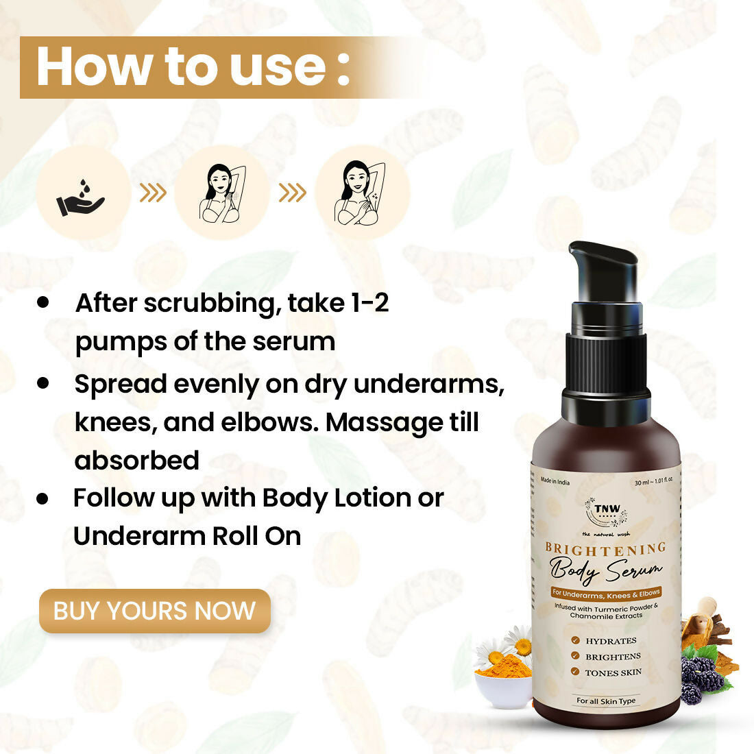 The Natural Wash Brightening Body Serum  Grab2Buy The Natural Wash Grab2Buy