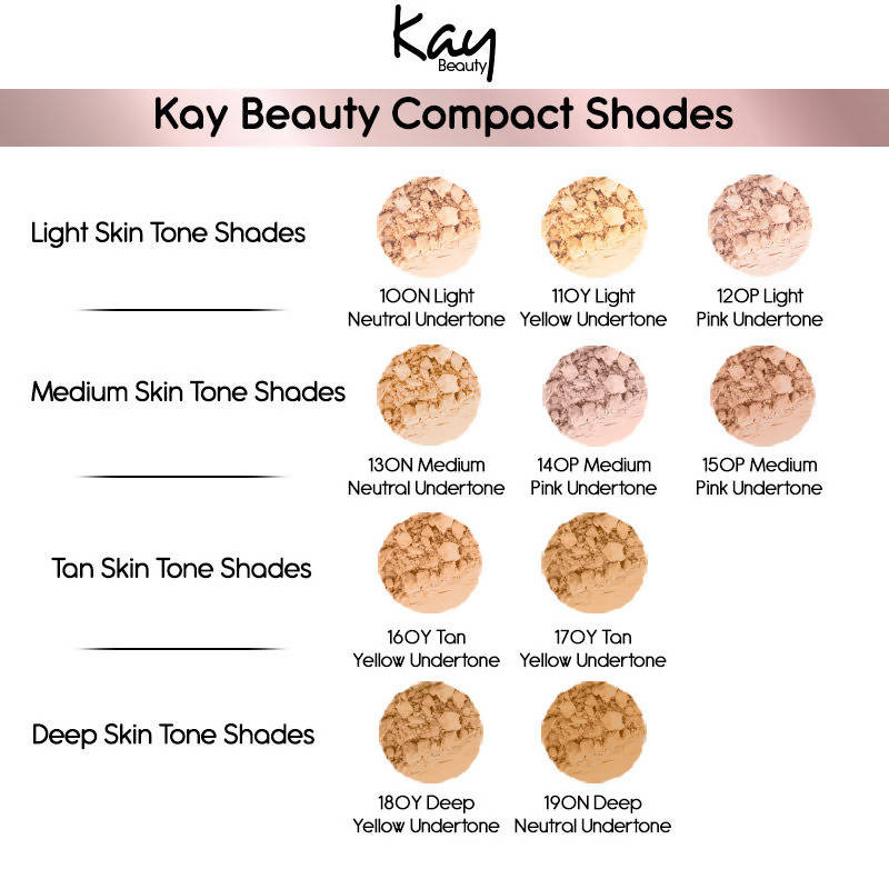Kay Beauty By Katrina Kaif Matte Compact - 140P Medium 