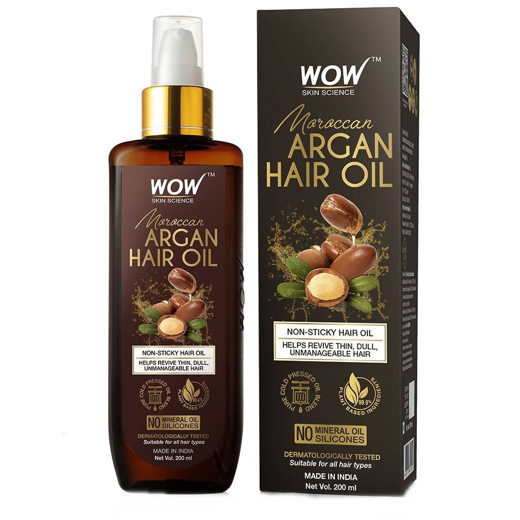 Wow Skin Science Moroccan Argan Hair Oil  Grab2Buy Wow Skin Science Grab2Buy